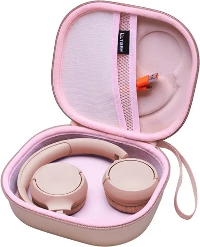 Vista 9 de LTGEM - Funda compatible con auriculares JBL Tune 510BT 520BT 500BT 570BT 660NC 710BT 720BT 770NC y Live 460NC 660NC 670NC 770NC 760NC, negro