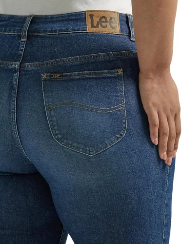 Vista 5 de Lee Jeans acampanados legendarios de talle medio para mujer, talla grande