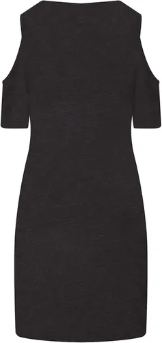 Vista 4 de FQZWONG Vestido mexicano para mujer, vestido tradicional de fiesta, hombros descubiertos, sexy, cuello en V, manga corta, vestido casual floral