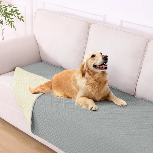 Vista 107 de hyha Manta impermeable para perros, funda suave para cama de perro, mantas para mascotas, funda impermeable para sofá y sillón para perros lavable