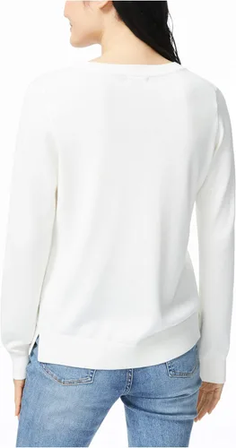 Vista 3 de Nautica Suéter de cuello redondo súper suave para mujer