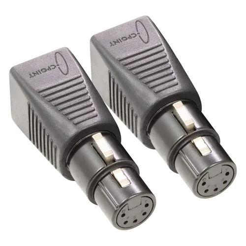 Vista 11 de CPoint XLR RJ45 - Adaptador CPoint XLR RJ45 Ethernet a DMX512, convertidor de cable hembra de 3 pines, XLRJ45-3F