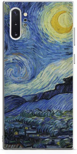 Vista 15 de Inspired Cases - Funda con textura 3D para iPhone Xs Max - Funda protectora de goma para iPhone Xs Max de Apple - Vincent Van Gogh - Noche estrellada