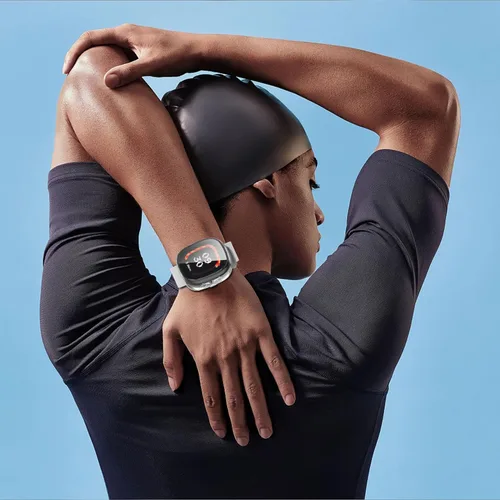 Vista 7 de Rc-Z Paquete de 2 fundas protectoras de pantalla para reloj inteligente Fitbit Google Ace LTE, marco duro de policarbonato con cubierta facial