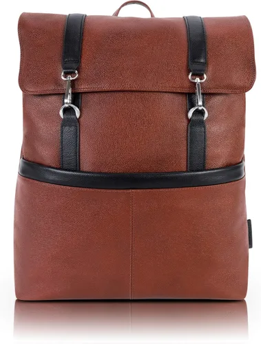 Vista 9 de McKlein U Series Element Mochila para portátil, cuero negro (18472)