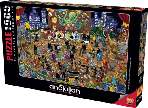 Vista 9 de Anatolian Puzzle - Cute Kittens - Perros de cómic, rompecabezas de 2 x 500 piezas, #3611
