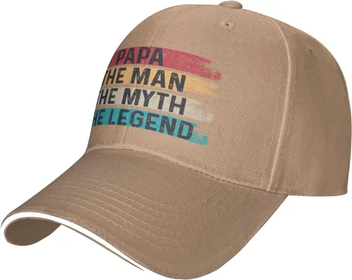 Vista 15 de Papa The Man The Myth The Legend Baseball Cap for Men Women Adjustable Funny Dad Hat