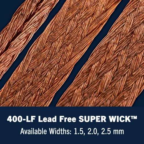 Vista 4 de MG Chemicals - Trenza desoldadora 426-LF #4 Super Wick de trenza fina para soldadura sin plomo, 0.10 pulgadas de ancho x 5 pies de largo