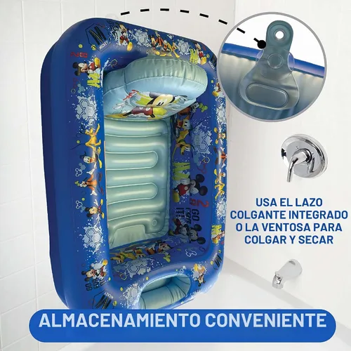 Vista 4 de Disney Mickey Mouse Go for It Bañera Inflable - Bañera para Bebé