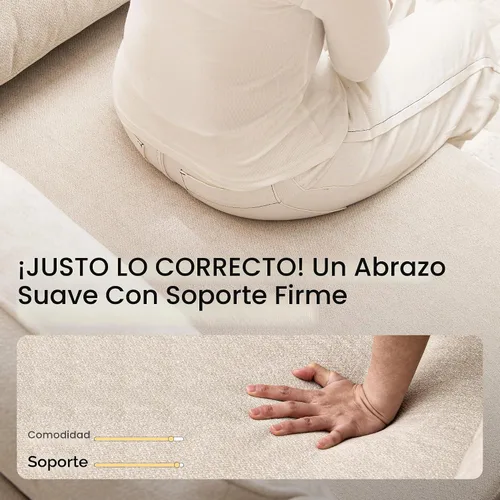 Vista 7 de Ihanherry Sofá moderno de 90 pulgadas para sala de estar, sofá de felpilla de asiento profundo con puerto de carga rápida y cojines lavables Verde