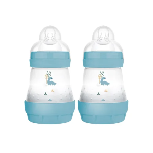 Vista 2 de MAM MAM - Biberones anticólicos de fácil arranque mate, chupete mate original para bebé, forma de pezón ayuda a promover un desarrollo bucal