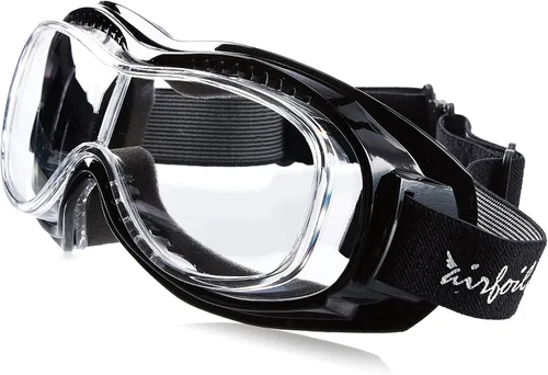 Vista 2 de Pacific Coast Airfoil - Gafas de equitación acolchadas para colocar sobre las gafas