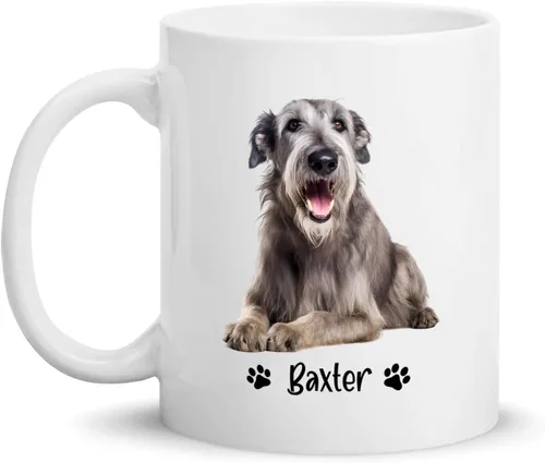 Vista 37 de Taza de café personalizada Golden Retriever con nombre para mamá o papá del perro, regalo personalizado para los amantes de los perros, taza de Taza