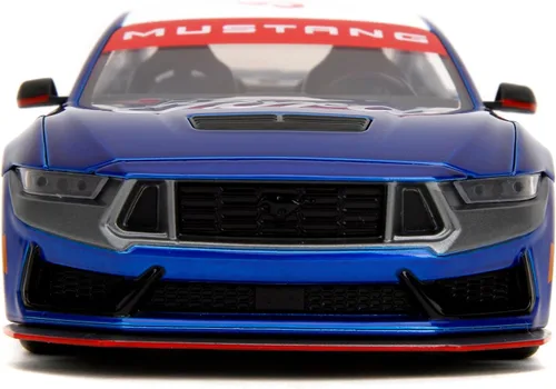 Vista 2 de Jada Toys Bigtime Muscle 1:24 2024 Ford Mustang GT Dark Horse - Coche fundido a presión, juguetes para niños y adultos
