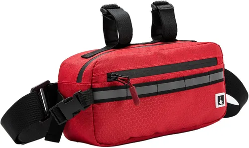 Vista 9 de ROYALFAIR Bolsa impermeable para manillar para bicicletas de niños, bolso cruzado convertible (negro)