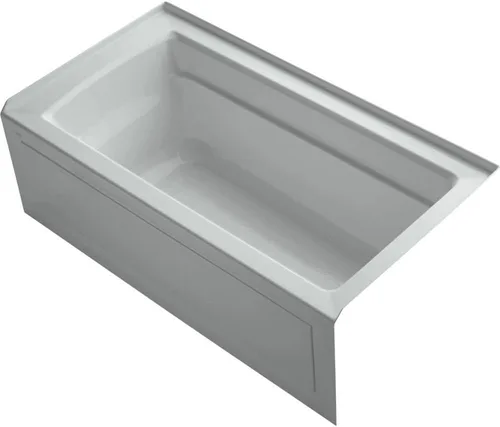 Vista 15 de KOHLER Archer bañera de 5 pies con diseño de gran comodidad, plataforma integrada y drenaje a la derecha, 1123-RA-0 Blanco