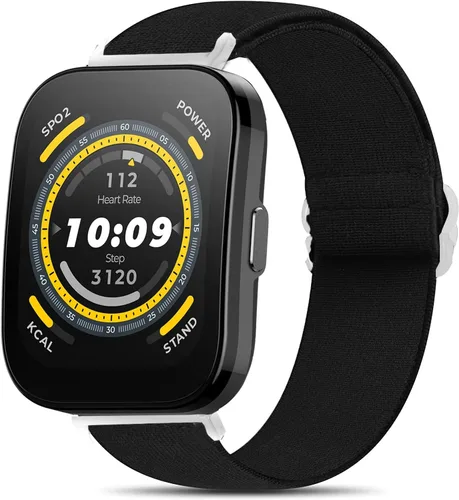 Vista 11 de Compatible con Amazfit Bip 5 Band, Lamshaw 0.866 in elástico correa ajustable compatible con Amazfit Balance / Bip 5 / Cheetah Pro / Cheetah / GTR