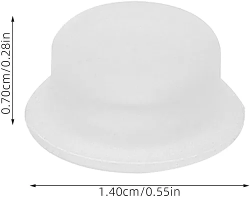 Vista 9 de BESTOYARD 10pcs Pressure Cooker Valve Gaskets Silicone Liners for Float Valves Replacement, Semi- Small Sealing Pads Compatible Electric Pressure