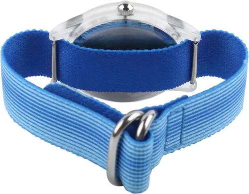 Vista 2 de Disney Moana Reloj analógico de cuarzo para niños Azul Patchwork