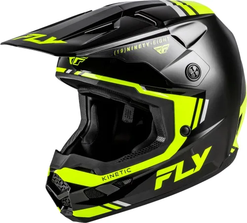 Vista 9 de Fly Racing Kinetic Verdict Casco - Casco protector para moto de tierra, MTB, BMX y motocicletas Negro mate