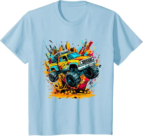 Vista 14 de Monster Trucks Are My Jam - Camiseta Monster Truck, Negro