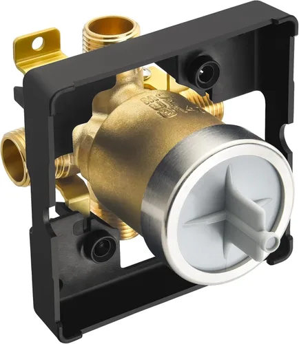 Vista 7 de RJDIBAN Válvula de ducha para Delta R10000-UNBXHF, conexión de 3 puertos de 1/2 pulgada, paquete de 2 unidades, kit de válvula R10000 compatible