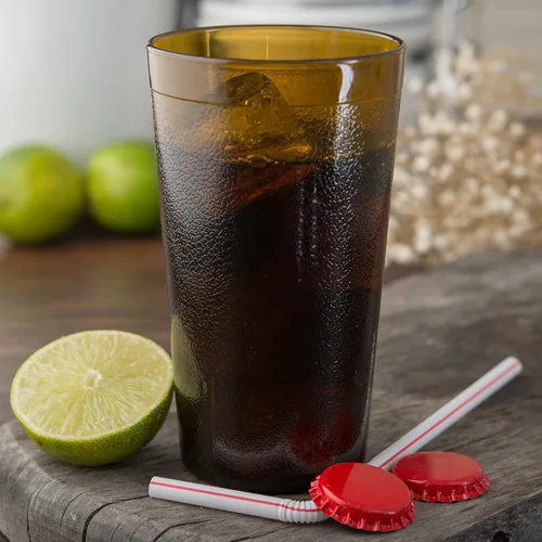Vista 5 de Carlisle FoodService Products - Vaso de plástico inastillable, apilable, libre de bisfenol A, 12 onzas, ámbar, 521213 (paquete de 72)