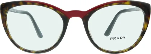 Vista 2 de Prada Gafas de sol con marco rojo de la Habana lentes transparentes 2087in