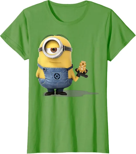 Vista 4 de Camiseta Despicable Me Minions Holding A Ginger Bread Minion Retrato Pequeña