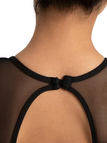 Vista 4 de Capezio Leotardo de manga abullonada con abertura en la espalda para niñas - Chicas