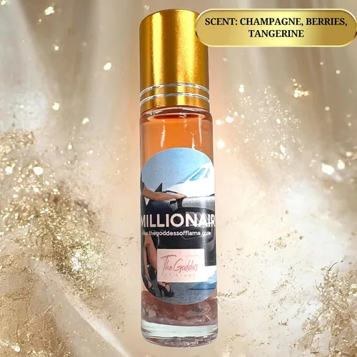 Vista 3 de Aceite Roll-On de La Diosa de la Llama – Perfume Ritual Infundido con Feromonas, Unisex 10ml Hoodoo, Wicca, Pagano, Conjuro, Apto para la TSA