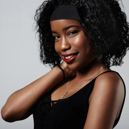 Vista 4 de 3 bandas elásticas para pelucas: agarre frontal de encaje para peluca, control de pelo de bebé y diadema de bordes, rosa + negro, accesorios
