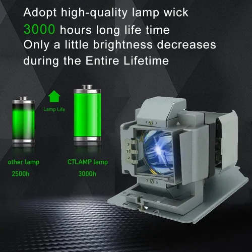 Vista 3 de Bombilla de proyector profesional UST-P1-LAMP de calidad A+ con carcasa UST-P1-LAMP compatible con Promethean UST-P1 UST-P2 UST-P3