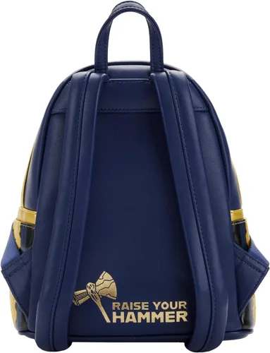 Vista 4 de Loungefly Mini mochila de cosplay de Marvel Thor Love Thunder Multi Marvel Thor Lt Cosplay Mini Mochila