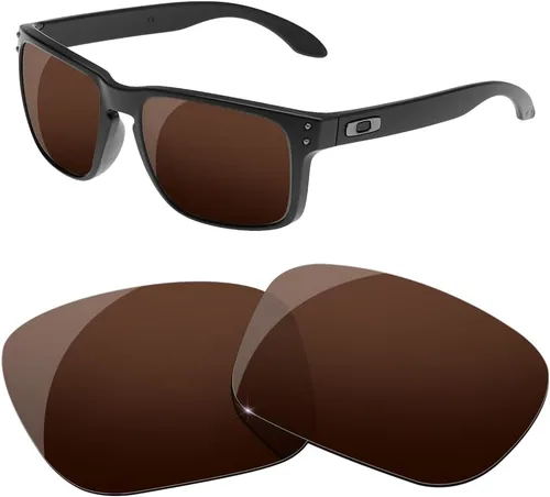 Vista 15 de Lentes de repuesto polarizadas para gafas de sol Oakley Holbrook XL, múltiples opciones, con paño para lentes