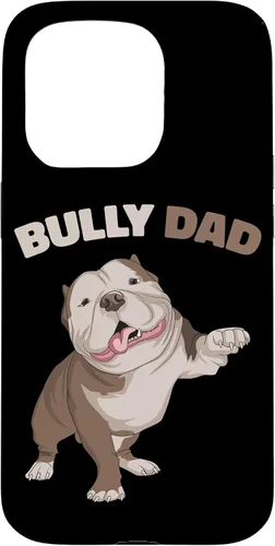 Vista 14 de American Bully Dad Dog Owner Father Funny Men Case for iPhone 17