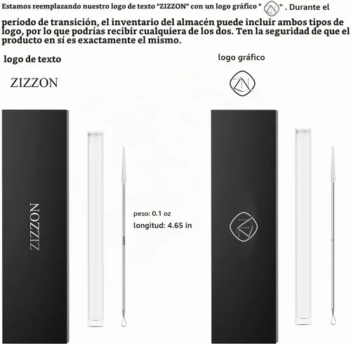 Vista 2 de ZIZZON Lanceta de titanio aguja acné removedor de espinillas extractor de espinillas herramienta de popper