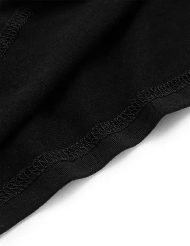 Vista 5 de SweatyRocks - Camiseta de manga corta con estampado gráfico y diseño desgastado para mujer Gesto Negro