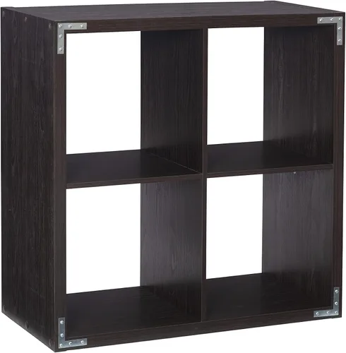 Vista 12 de Linon Home Decor Linon Dawes 4 gabinetes de almacenamiento de cubos de café expreso