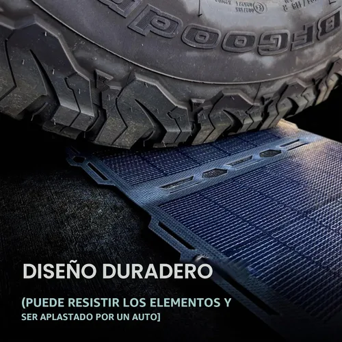 Vista 4 de Dark Energy Spectre - Panel solar plegable de 18 W Energía solar portátil carga dispositivos USB-C y USB-A Resistente a golpes e impactos