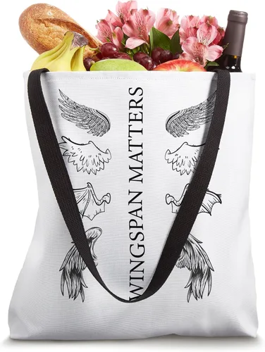 Vista 4 de Funny Wingspan Matters for book lover Tote Bag
