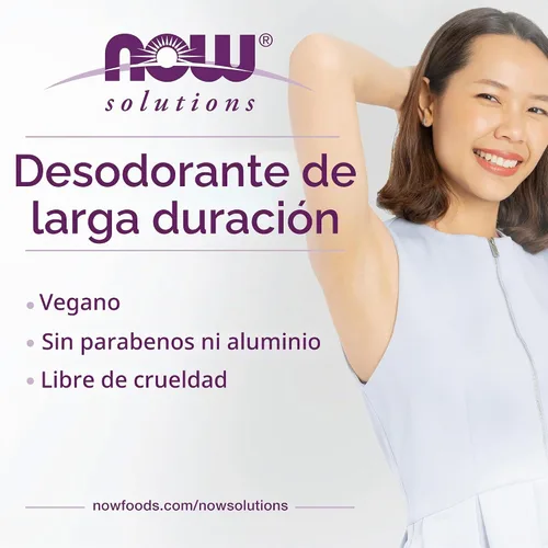 Vista 3 de NOW Solutions, Desodorante en barra de larga duración, Rose Ylang Ylang, 2.2 oz
