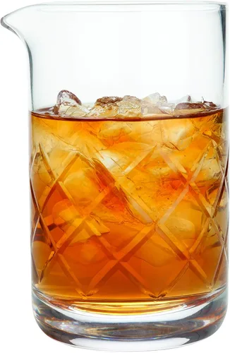 Vista 10 de Viski Vaso mezclador de cóctel de 17 onzas con diseño de base gruesa para bartending - Barware Essentials