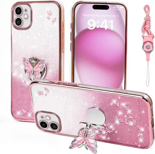 Vista 16 de para Apple iPhone 6 (12 cm) Funda para teléfono, para iPhone 6S Funda para teléfono móvil para mujeres y niñas, Funda protectora de TPU con diseño