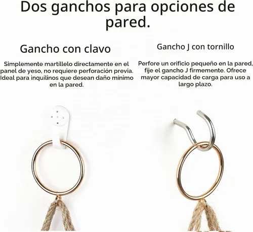 Vista 7 de Juego de 2 estantes colgantes de pared, estilo bohemio, triangular, acabado de madera, montaje en pared, 2 estantes, sala de estar, dormitorio