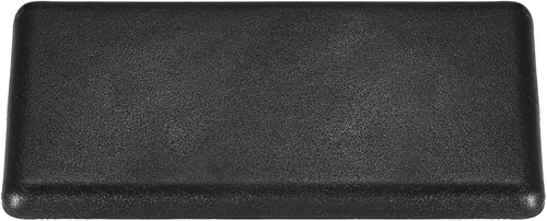 Vista 8 de uxcell Tapa de extrusión de aluminio cuadrada de plástico estándar Negro 0.787x0.787 in 20pcs