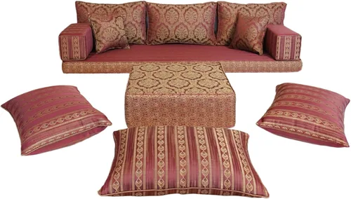 Vista 8 de arabicsofa Sofá de asiento de piso árabe - Sofá modular hecho a mano con sofás otomanos