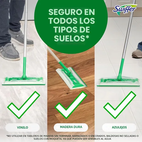 Vista 3 de Swiffer Sweeper - Recambio de paño de trapeador húmedo - Lavanda vainilla y comodidad - 24