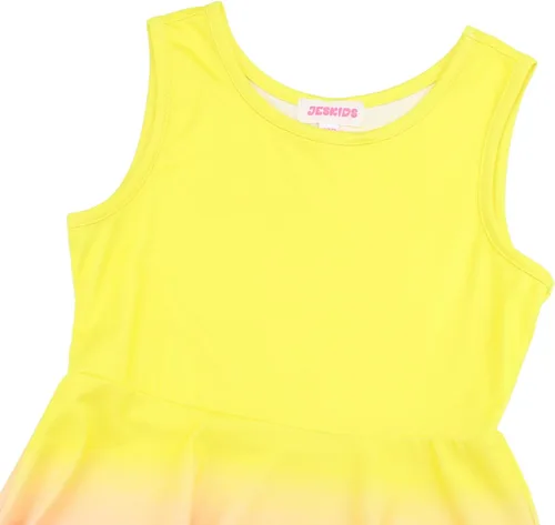 Vista 4 de Jeskids - Vestido de unicornio sin mangas para niñas.