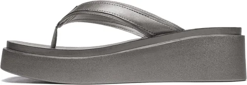 Vista 2 de Athlefit Women's Platform Flip Flops Comfortable Slip On Flatform Wedge Thong Sandals